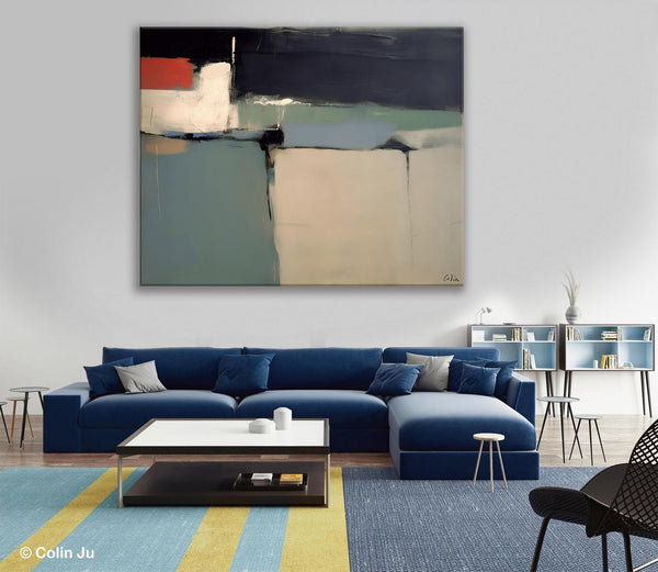 Large Acrylic Painting for Living Room, Modern Abstract Painting, Hand Painted Canvas Art, Original Abstract Art, Acrylic Painting on Canvas-Grace Painting Crafts
