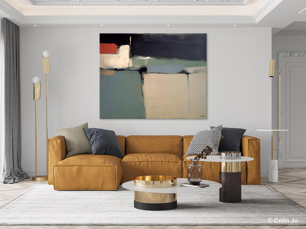 Large Acrylic Painting for Living Room, Modern Abstract Painting, Hand Painted Canvas Art, Original Abstract Art, Acrylic Painting on Canvas-Grace Painting Crafts