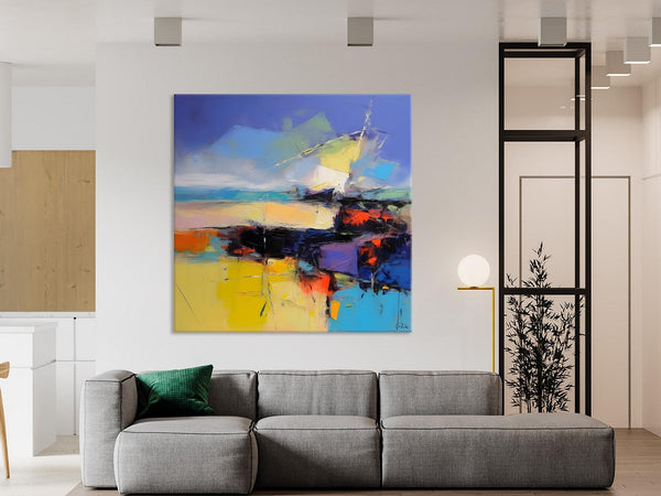 Modern Acrylic Artwork, Buy Art Paintings Online, Contemporary Canvas Art, Original Modern Paintings, Large Abstract Painting for Bedroom-Grace Painting Crafts