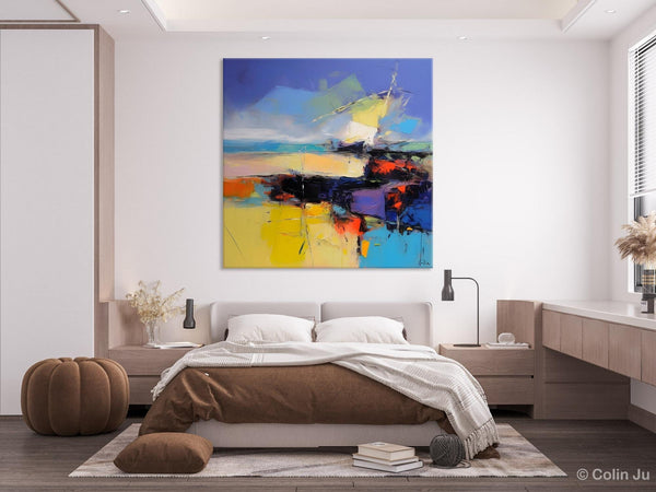 Modern Acrylic Artwork, Buy Art Paintings Online, Contemporary Canvas Art, Original Modern Paintings, Large Abstract Painting for Bedroom-Grace Painting Crafts