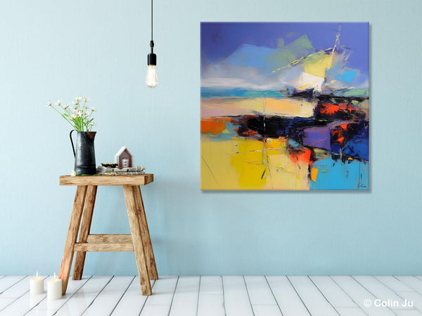 Modern Acrylic Artwork, Buy Art Paintings Online, Contemporary Canvas Art, Original Modern Paintings, Large Abstract Painting for Bedroom-Grace Painting Crafts