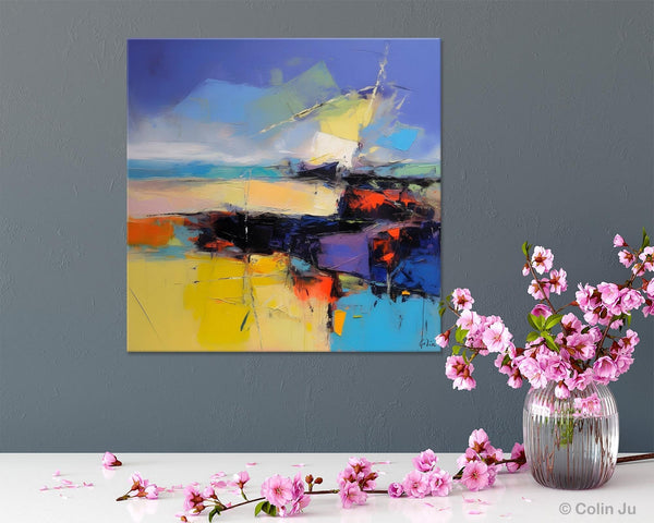 Modern Acrylic Artwork, Buy Art Paintings Online, Contemporary Canvas Art, Original Modern Paintings, Large Abstract Painting for Bedroom-Grace Painting Crafts