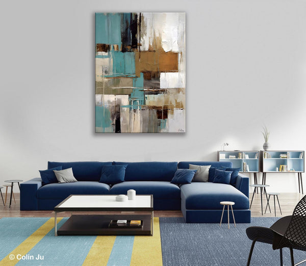 Large Paintings for Sale, Large Modern Canvas Art for Bedroom, Original Wall Art Paintings, Hand Painted Canvas Art, Acrylic Art on Canvas-Grace Painting Crafts