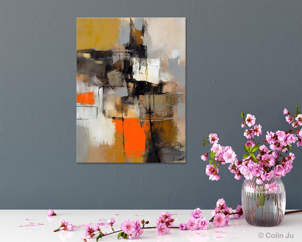 Acrylic Painting on Canvas, Modern Paintings, Extra Large Paintings for Dining Room, Large Contemporary Wall Art, Original Abstract Painting-Grace Painting Crafts