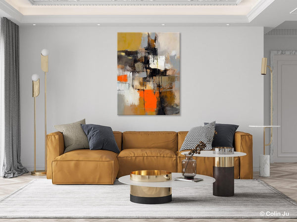 Acrylic Painting on Canvas, Modern Paintings, Extra Large Paintings for Dining Room, Large Contemporary Wall Art, Original Abstract Painting-Grace Painting Crafts