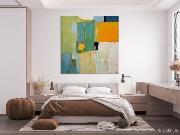 Original Modern Wall Paintings, Contemporary Canvas Art, Abstract Painting for Bedroom, Modern Acrylic Artwork, Heavy Texture Canavas Art-Grace Painting Crafts