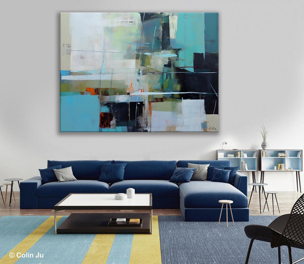 Extra Large Canvas Paintings, Original Abstract Painting, Modern Wall Art Ideas for Living Room, Impasto Art, Contemporary Acrylic Paintings-Grace Painting Crafts
