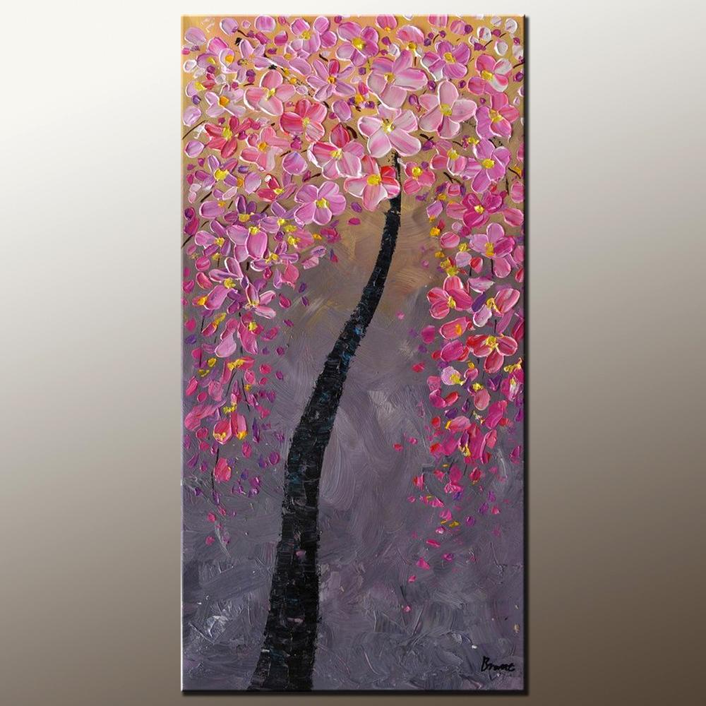 Abstract Painting, Tree of Life Art, Canvas Painting, Large Wall Painting, Original Painting, Ready to Hang-Grace Painting Crafts