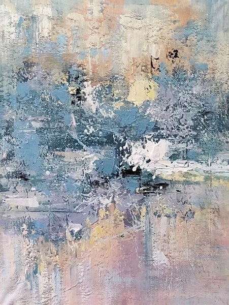 Simple Wall Art Ideas, Heavy Texture Painting, Bedroom Abstract Paintings, Modern Abstract Painting, Large Acrylic Canvas Paintings-Grace Painting Crafts