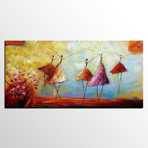 Contemporary Artwork, Ballet Dancer Painting, Abstract Artwork, Painting for Sale, Original Painting-Grace Painting Crafts