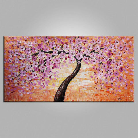 Texture Artwork, Contemporary Art Flower, Flower Painting, Tree Painting, Modern Painting, Buy Painting Online-Grace Painting Crafts