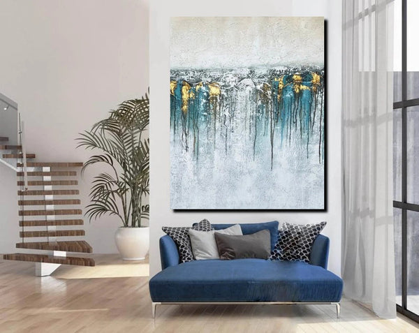 Large Painting for Sale, Buy Large Paintings Online, Simple Modern Art, Contemporary Abstract Art, Bedroom Canvas Painting Ideas-Grace Painting Crafts