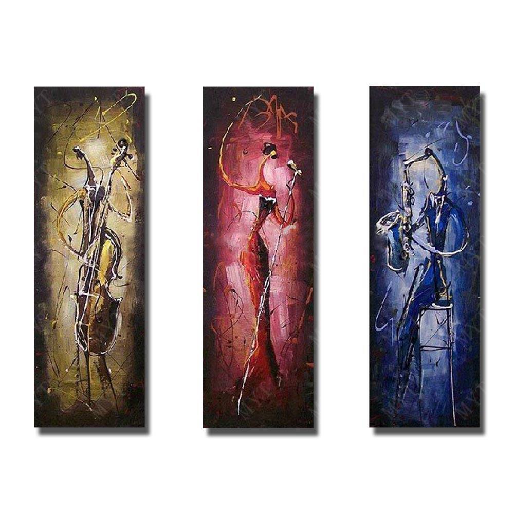 Cellist, Singer, Saxophone Player, Musical Instrument Player Painting, Bedroom Abstract Painting-Grace Painting Crafts