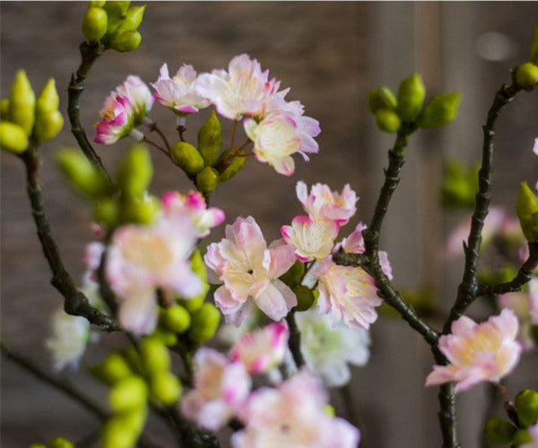 Cherry Blossom, Sakura Flowers, Creative Flower Arrangement Ideas for Home Decoration, Unique Artificial Flowers, Simple Artificial Floral for Bedroom-Grace Painting Crafts