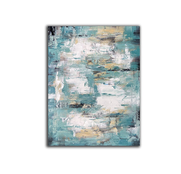 Modern Abstract Painting, Simple Wall Art Ideas for Dining Room, Heavy Texture Painting, Bedroom Abstract Paintings, Large Acrylic Canvas Paintings-Grace Painting Crafts