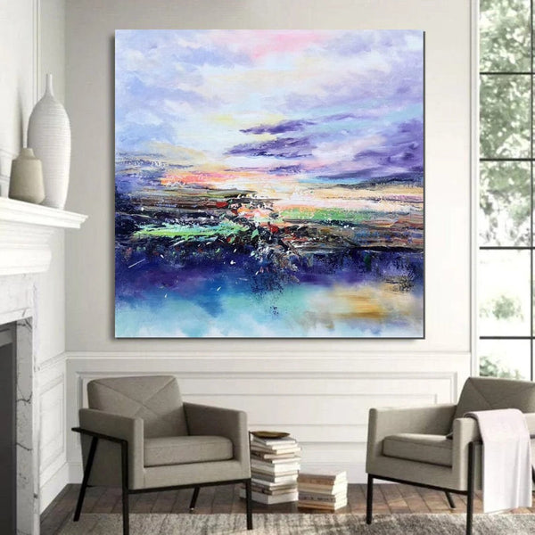 Modern Paintings for Bedroom, Acrylic Paintings for Living Room, Simple Painting Ideas for Living Room, Large Wall Art Ideas for Dining Room, Acrylic Painting on Canvas-Grace Painting Crafts